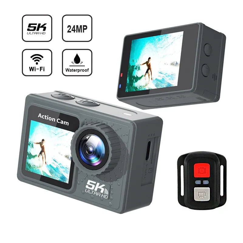 Action Camera 5K 4K with Electronic Stabilization