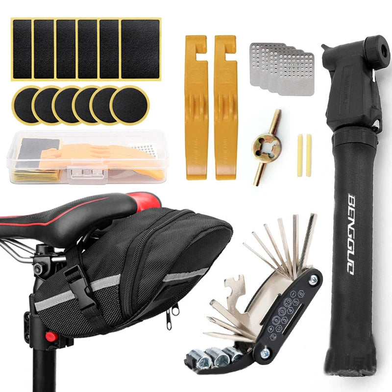 Portable Bicycle Repair Tool Kit - Options