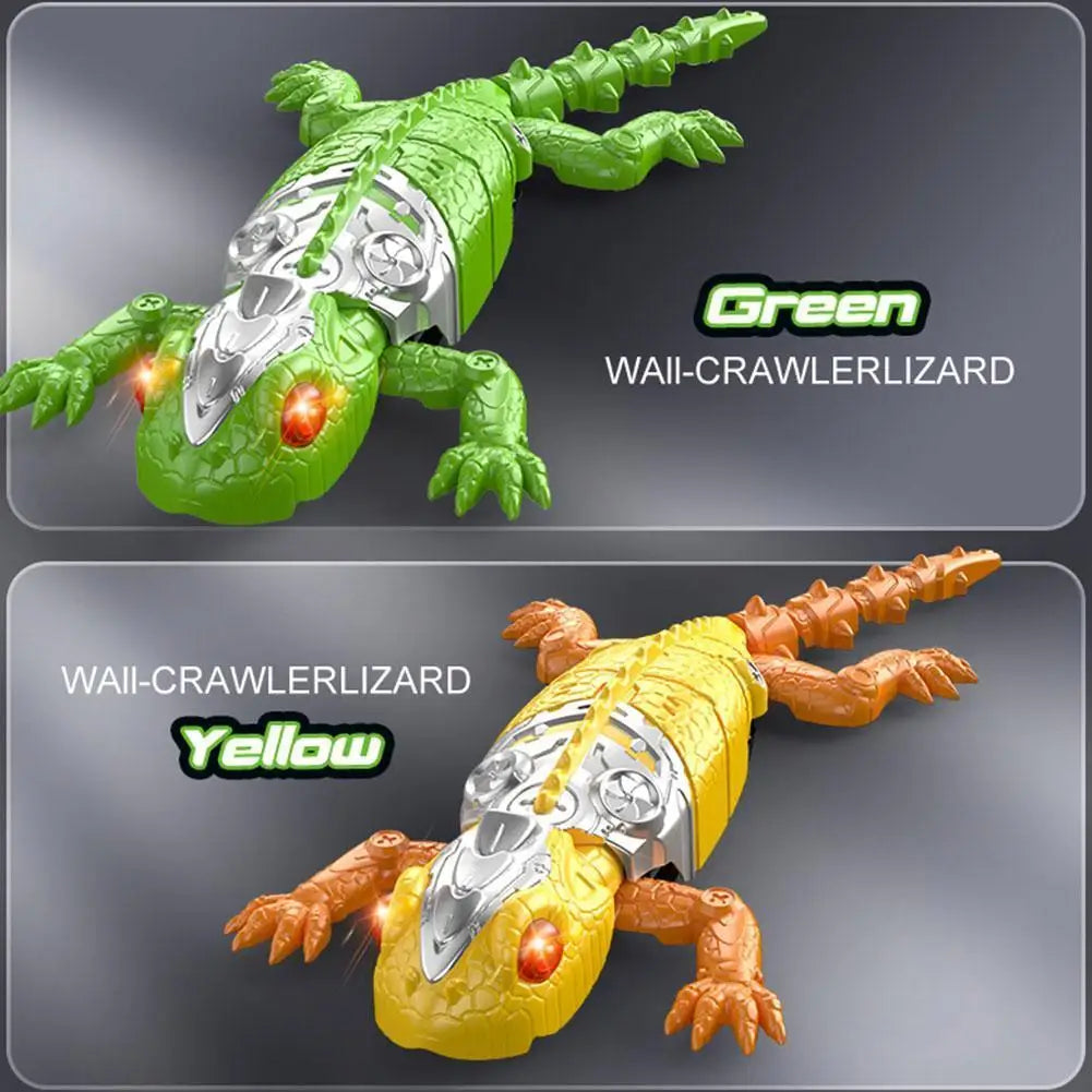 Remote Control Wall Climbing Lizard Robot Toy