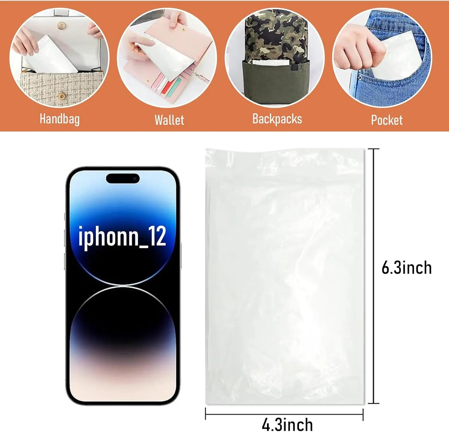Rain Ponchos Family Pack - Disposable Emergency Ponchos for Adults & Kids, 8 Pack