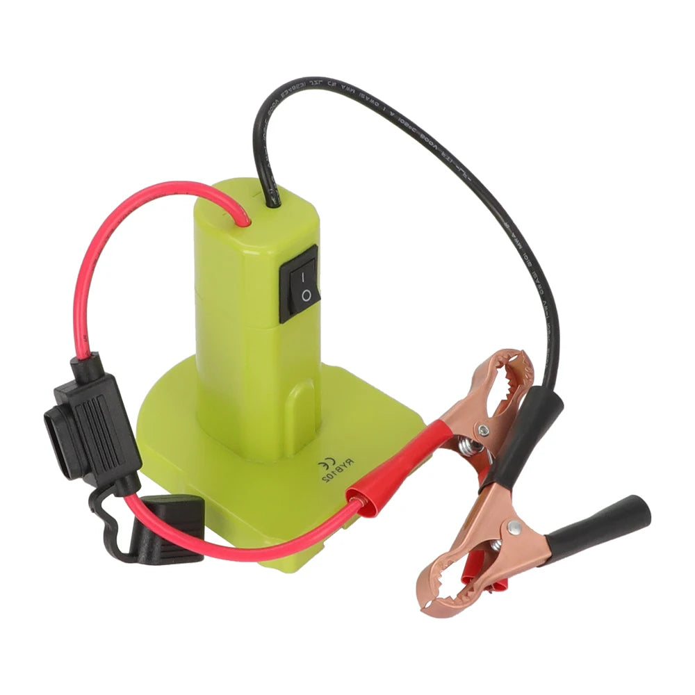 Startadapter for Ryobi 18V-batteri til 12V-kjøretøy