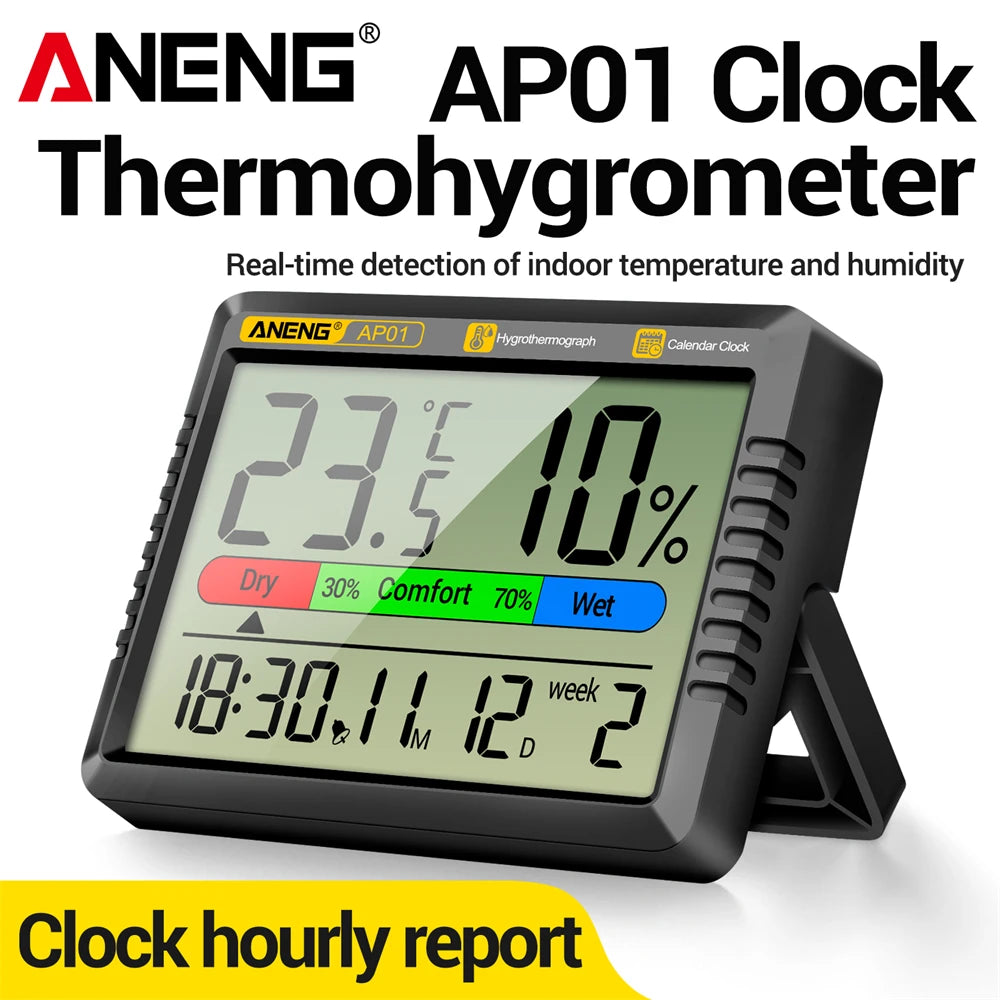 Temperature and Humidity Clock with Alarm