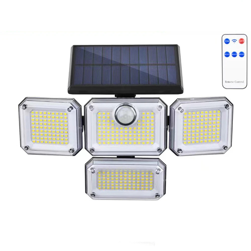Luz solar exterior com sensor de movimento