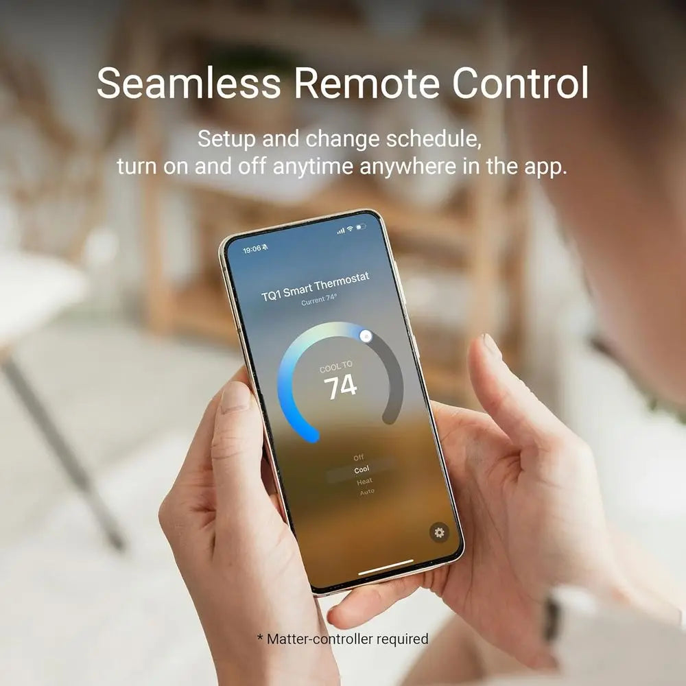Termostat WiFi inteligent cu control prin aplicație, programabil și compatibil cu Alexa