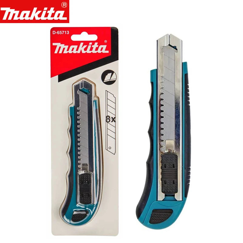 Makita D-65713 18 mm Snap-Off Knife with 8 Blades