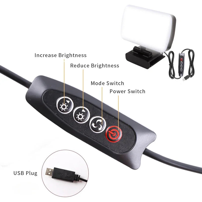 Clip-On Video Conference Light