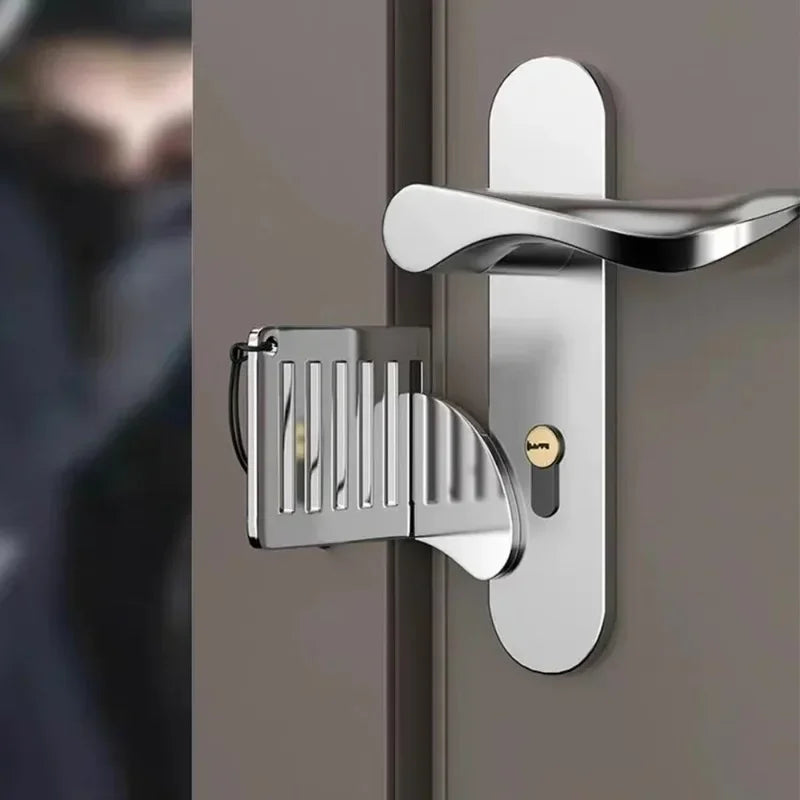 Portable Door Security Accessory, Pictured Pair