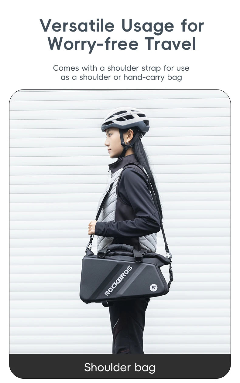 11.6L Bicycle Rear Pannier Bag Double Side Rainproof Storage