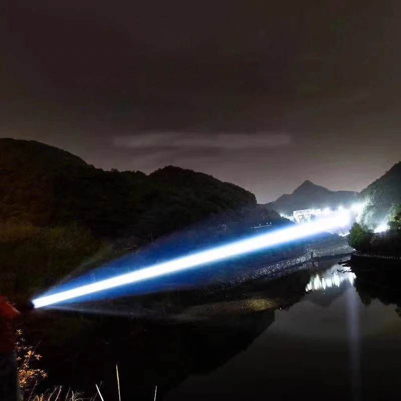 Rechargeable Zoom LED Torch, Large or Small COB Option