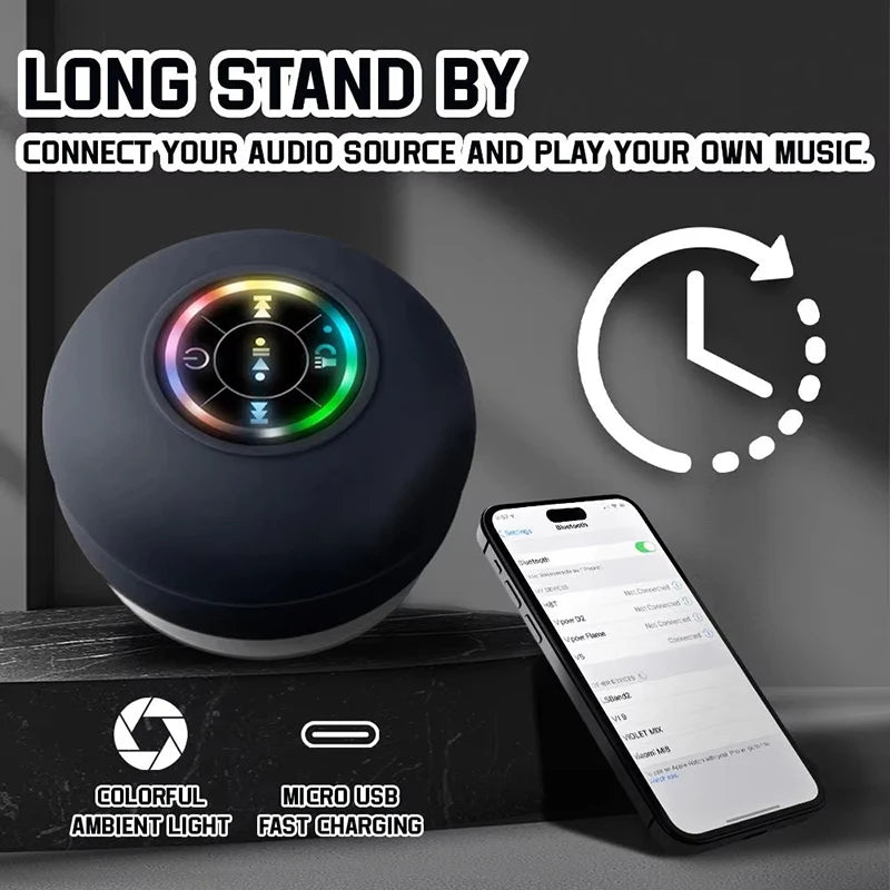 Bluetooth Suction-Mount Speaker