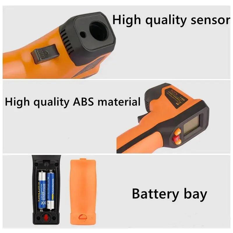 NJTY T400 T400A T600 T600A Digital Infrared Thermometer Laser Thermometer Non Contact Laser Thermometer Industrial Tool Spy-shop.com