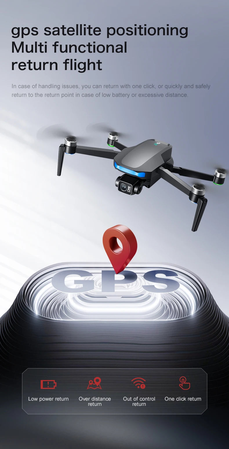 S-X1 MAX Profesyonel GPS Drone 4K Gimbal Kameralı