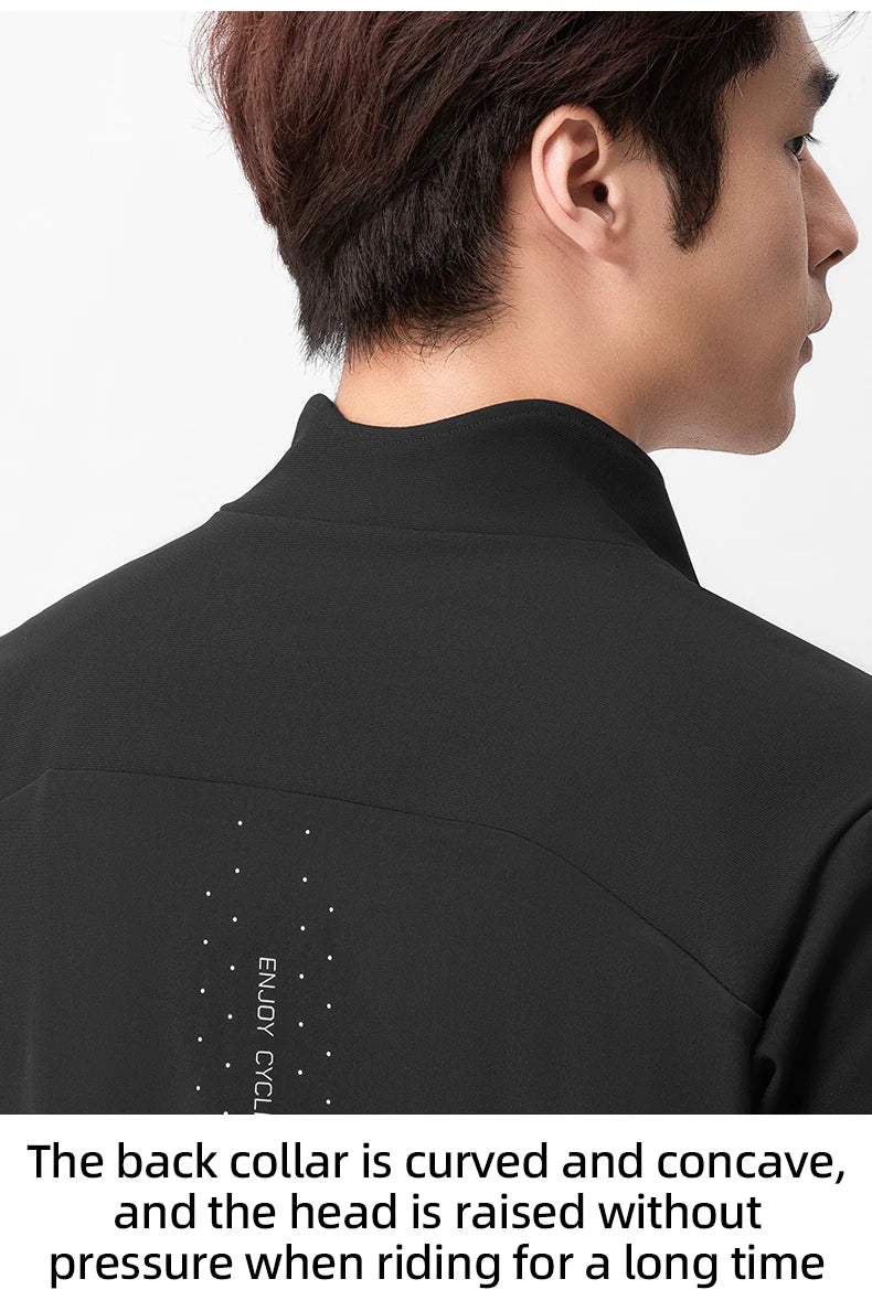 Men’s Thermal Cycling Jacket Windproof Fleece Bike Coat