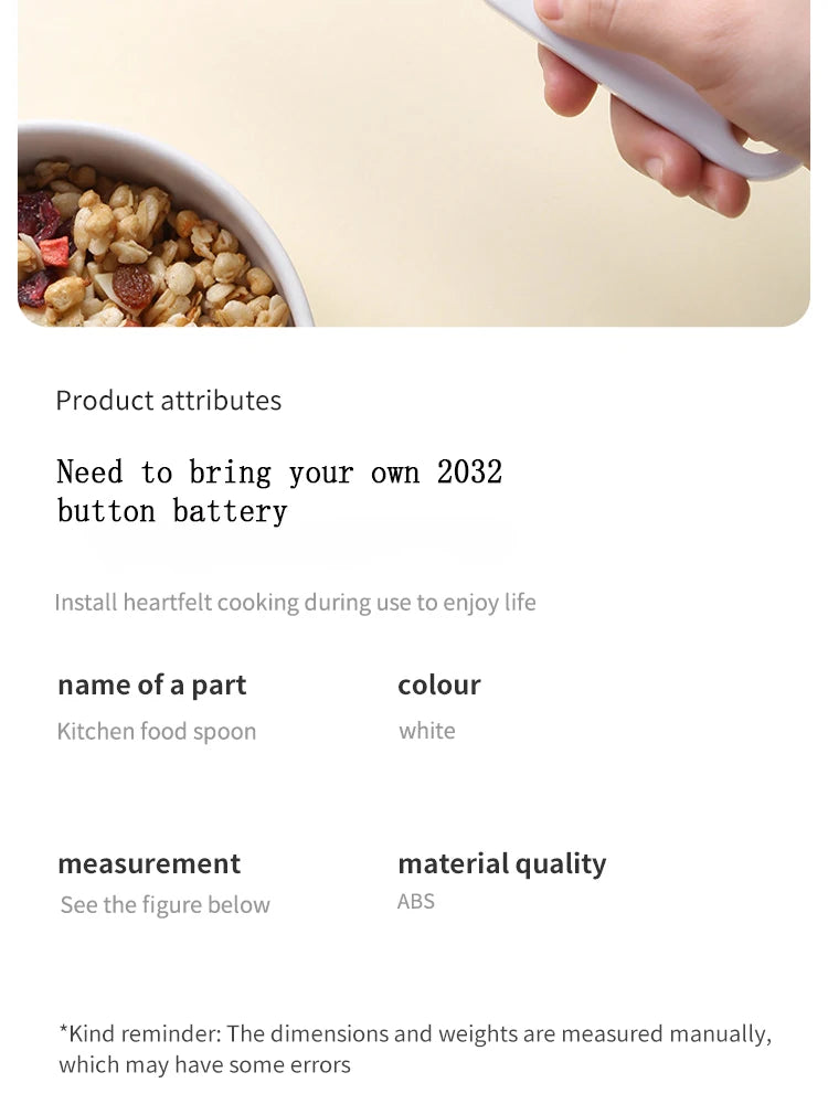 Digital Kitchen Scale Coffee Scoop with LCD Display 🥄 