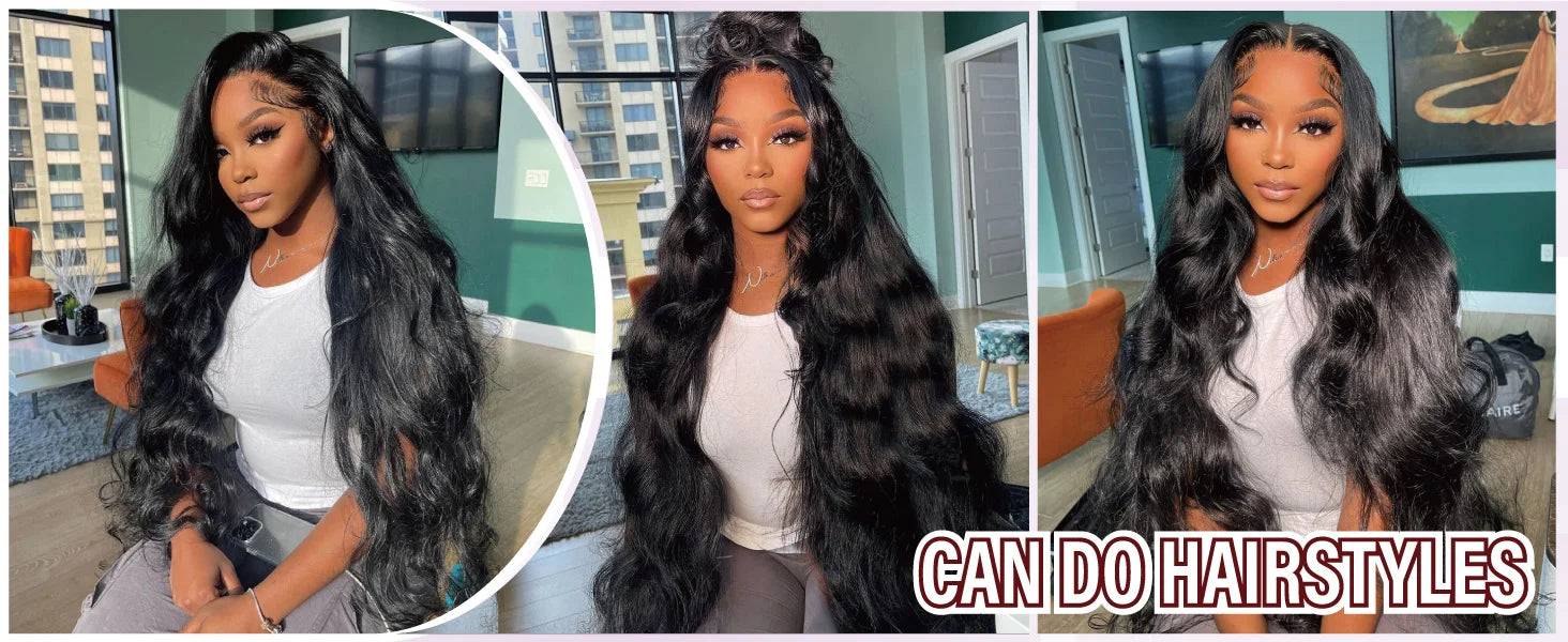 HD Lace Frontal Body Wave Wig for a Natural, Voluminous Look