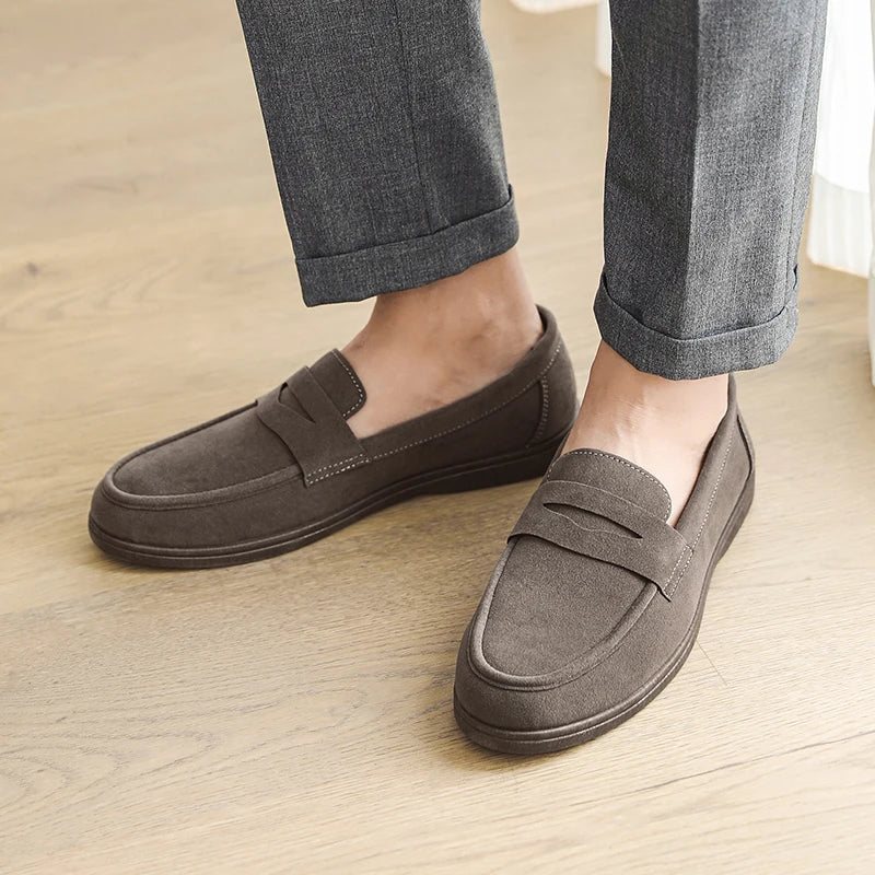 Men's Slip-On Loafers Lightweight Breathable Casual Walking Shoes
