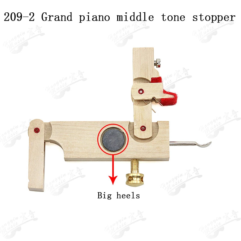 HUATOOL Piano Tuning and Maintenance Tools - Triangle Piano Hammer Shaft Frame Dampers Pull Rope Screws and Related Accessories