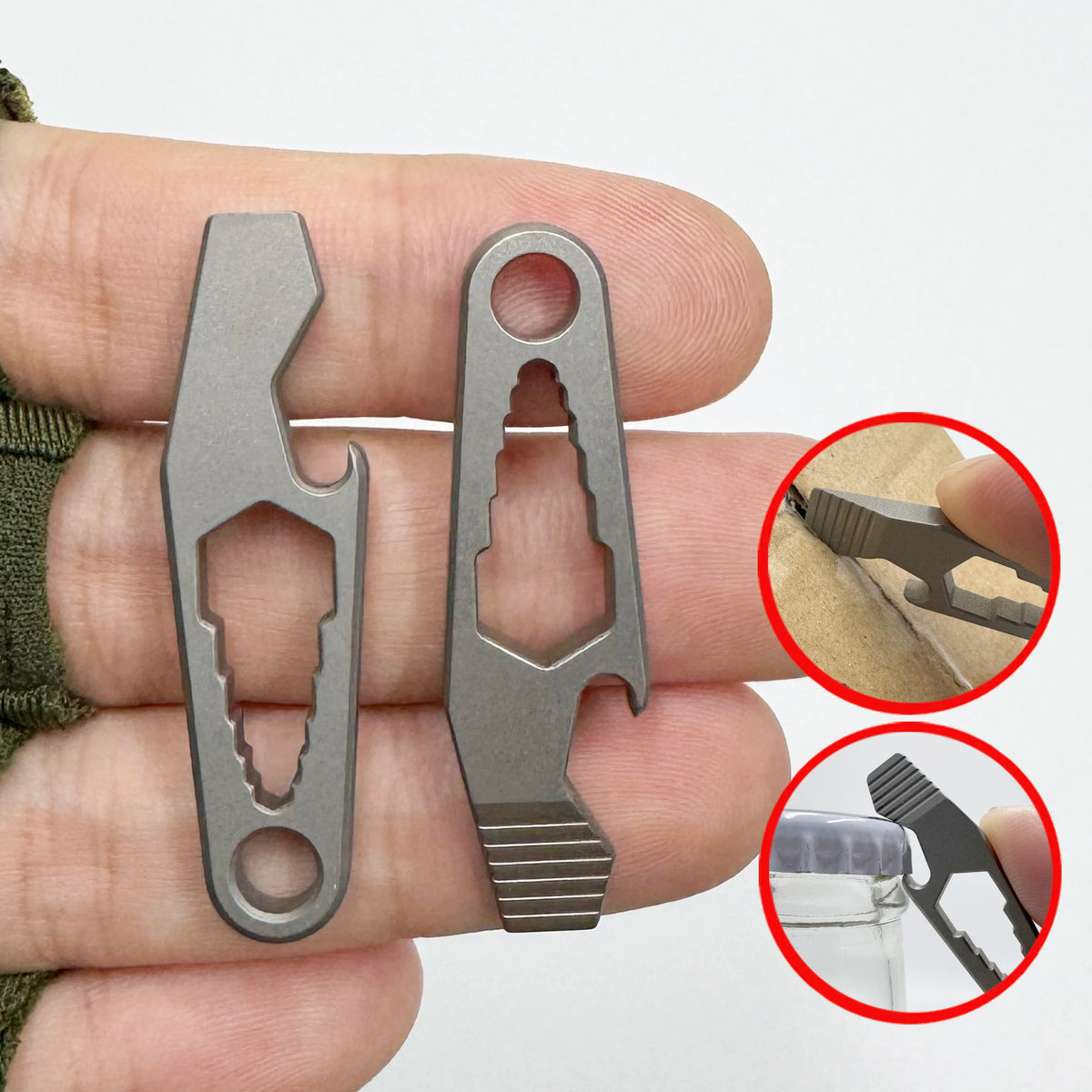 Mini Pocket Pry Tool with Bottle Opener