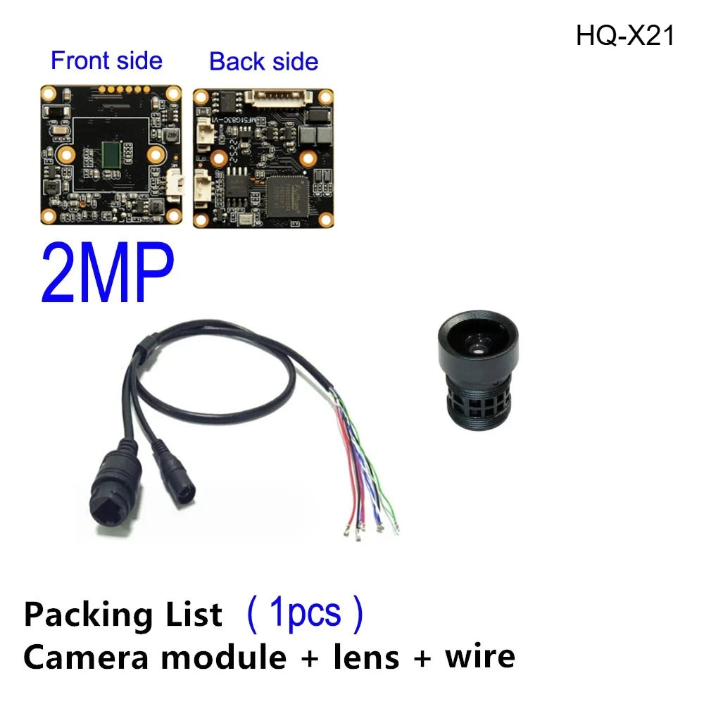 Módulo de Câmara IP 4MP PCB 32x32mm Mini