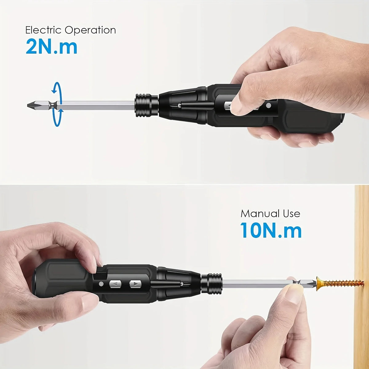 Rechargeable Cordless Screwdriver - Colour Options