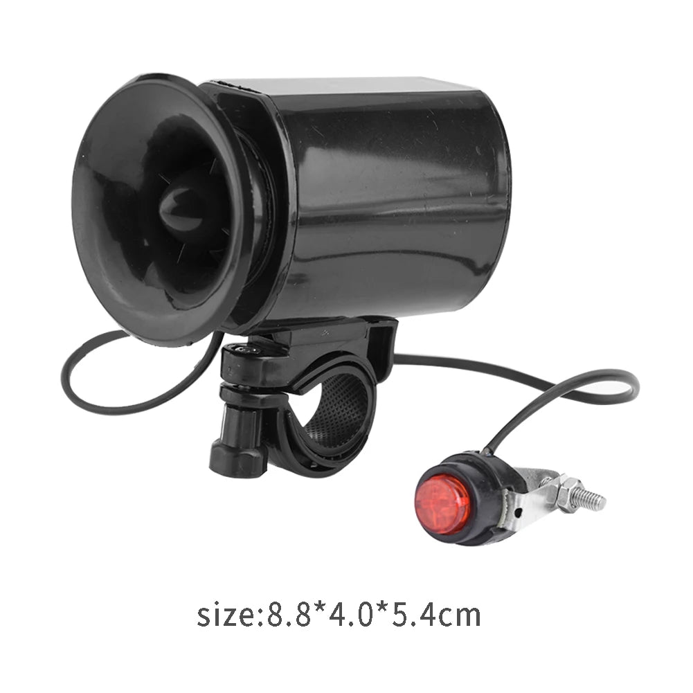 Bike Handlebar Electric Horn with Six Sounds
