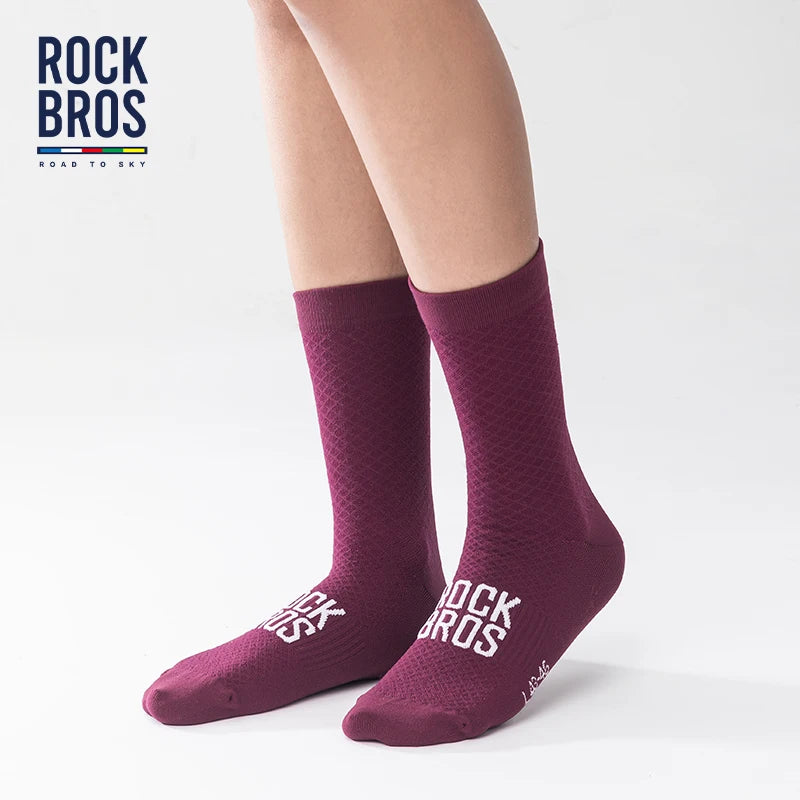 Knee-High Cycling Socks with Sweat-Wicking Comfort