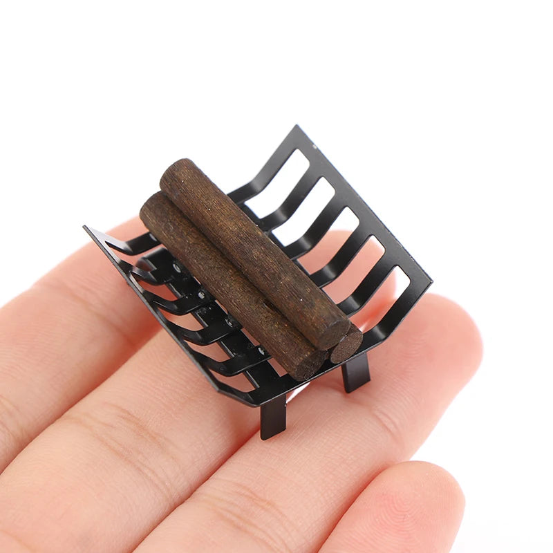 Miniature Firewood and Bonfire Scene Accessories