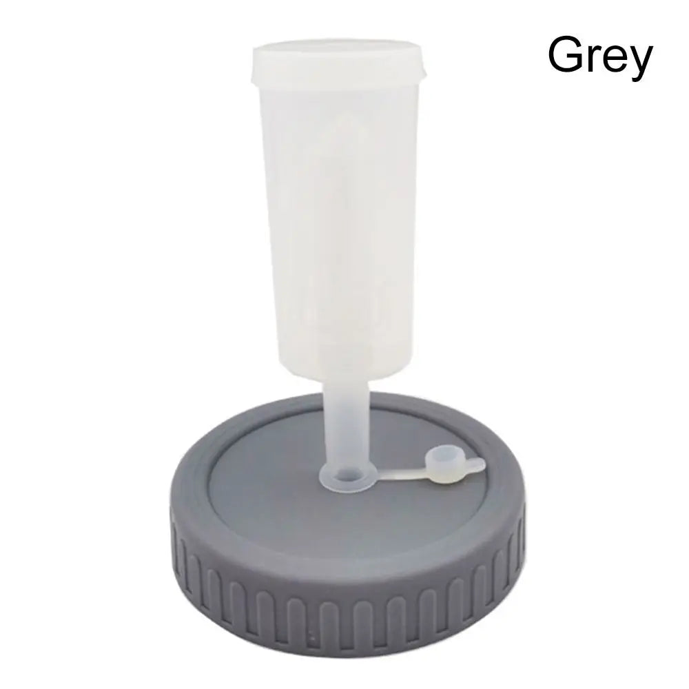 Tamponete de fermentação Tampa de silicone premium para jarro Mason boca larga 86mm válvula de exaustão de via única cobertura de jarro