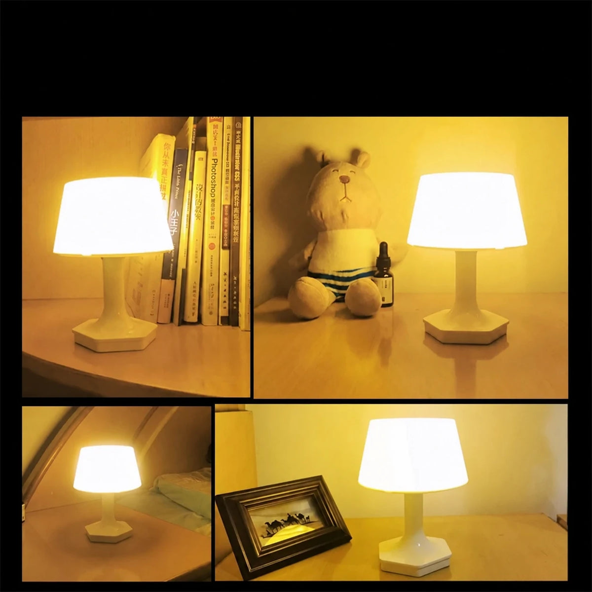 Nabíjateľná stmievateľná LED stolová lampa