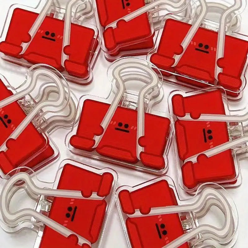 Colourful Cartoon Paper Clips, 6-Piece Set