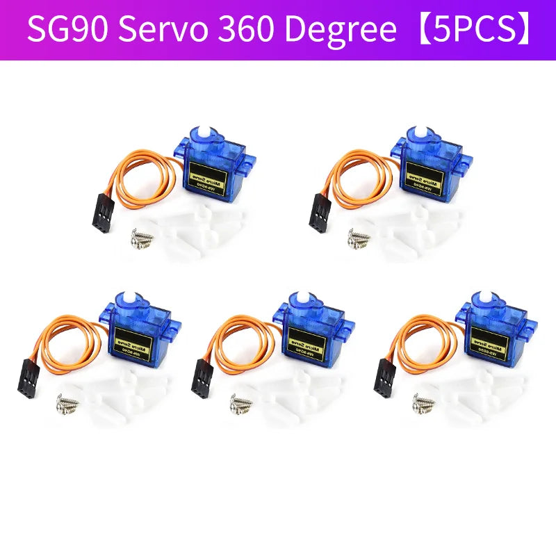 SG90 / MG90S Micro Servo Motor Packs
