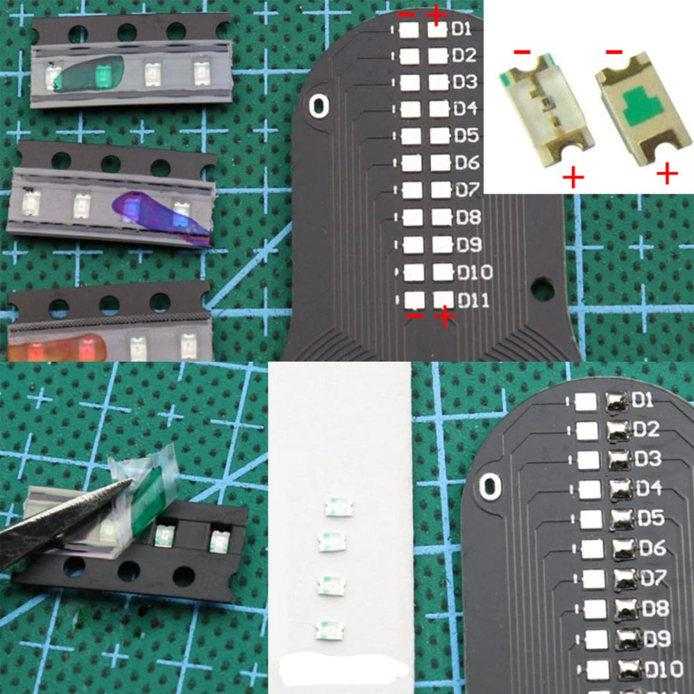 DIY LED Fingertip Gyro Kit 🌀 