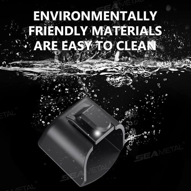 SEAMETAL Dashboard Car Key Storage Box Compact Key Storage Organizer Self-Adhesive Universal Auto Key Holder with Hanging Hook