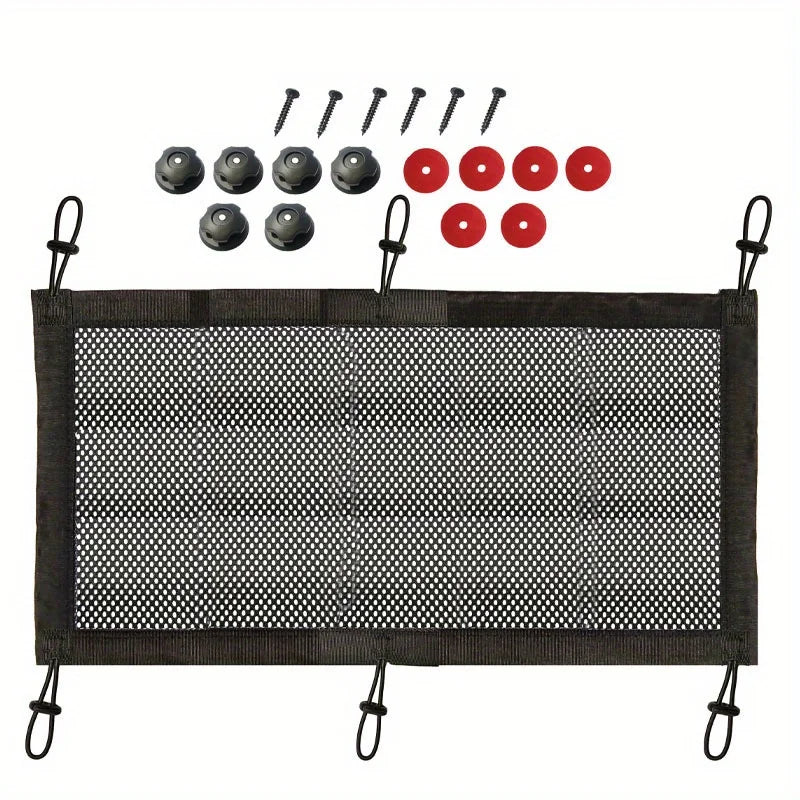 Kabelmanagement-Ablage mit Mesh-Design & ergonomischen Griffen - Untertisch-Organizer für Homeoffice, Schreibtisch-Kabelorganizer