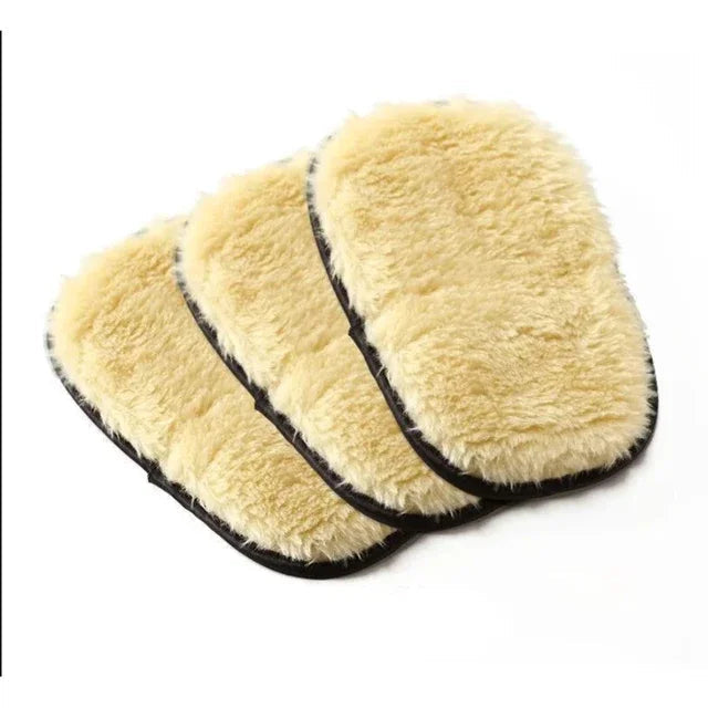 ISGTDRM Car Cleaning Sponge Glove Car Polishing Washing Mitt Gloves Microfibre Wash For Automotive Kitchen Homes Cleaner Wool 