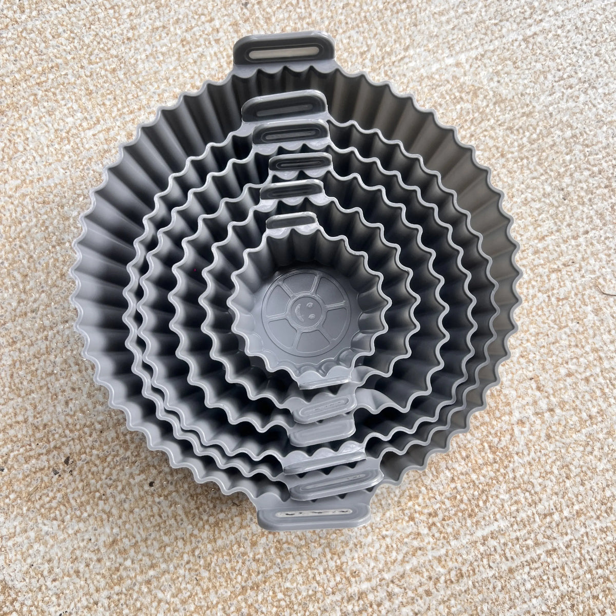 Silicone Air-Fryer Mats, 6-Piece Colour Options