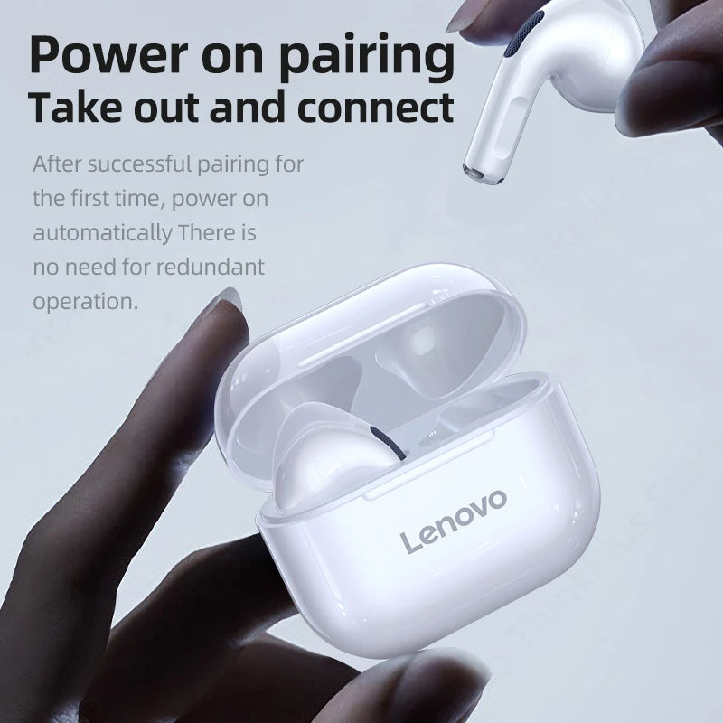 Lenovo LP40 Wireless Bluetooth Earphones TWS Touch Control Headset Gaming Headphones HD Call with Mic Earbuds 2025 New Choice 