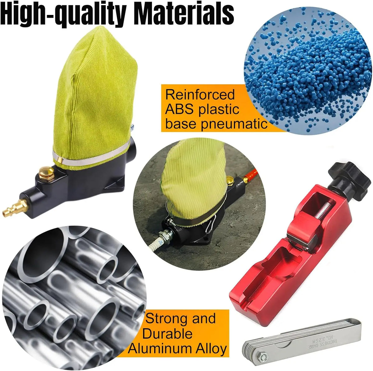Pneumatic Spark Plug Cleaner and Gap Tool Kit