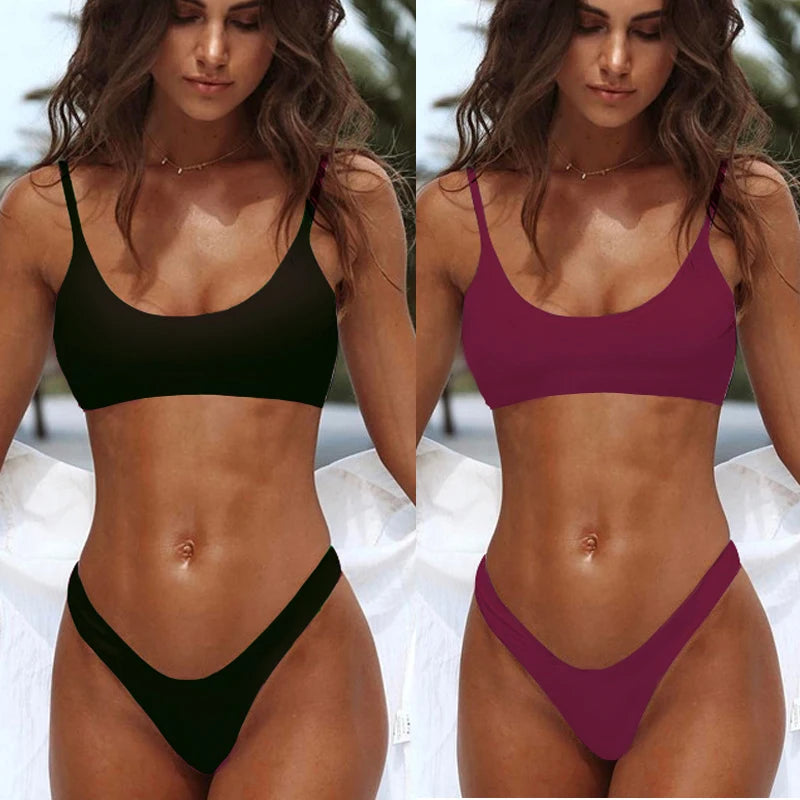  Bikini imbottito due pezzi da donna - Opzioni stile