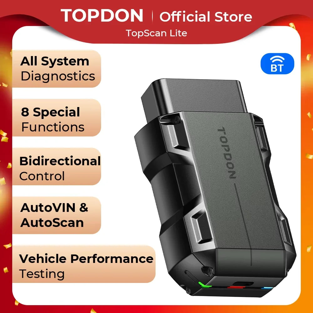 TopScan Lite Bluetooth OBD2 Diagnostic Scanner