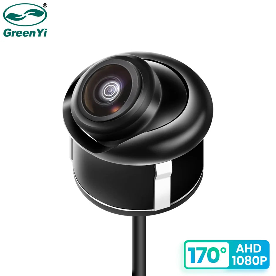 GreenYi AHD 1920x1080P Car Rear View Camera Full HD Night Vision 170° Fisheye Lens Vehicle Reversing Front Cam C828 