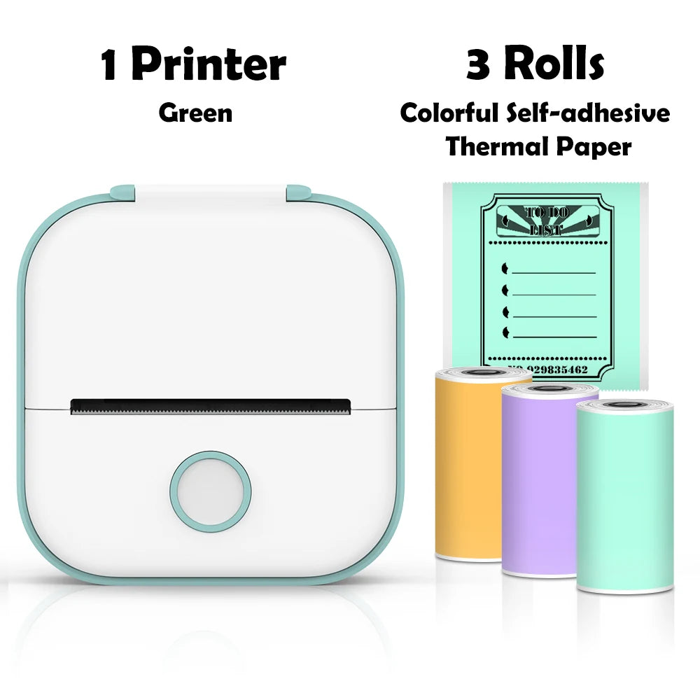 Mini drukarka termiczna Bluetooth Phomemo T02, 53 mm