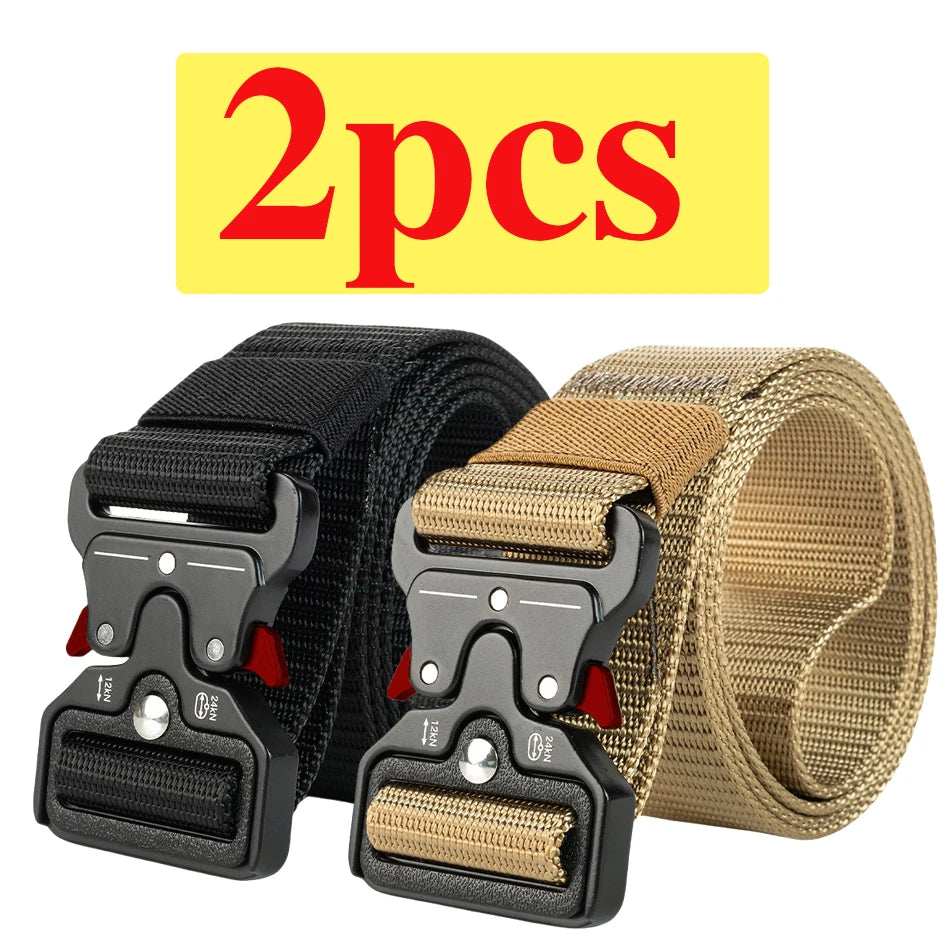 120cm Tactical-Style Belt Pair - Colour Options