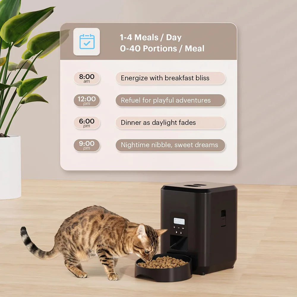 Smart Pet Feeder Automatic Cat Feeder Dog Slow Food Machine With Timed Quantitative Automatic Cat Food Dispenser Cat Dog Bowl 