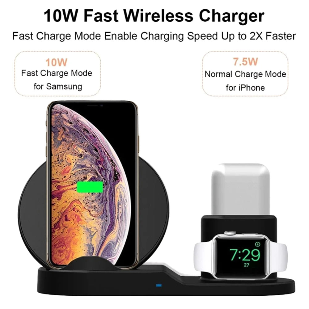 1080P HD WIFI Mini Camera Wireless Charger Camera Mobile Phone Charging Stand Camera Motion Detection Home Security Nanny Camera Spy-shop.com