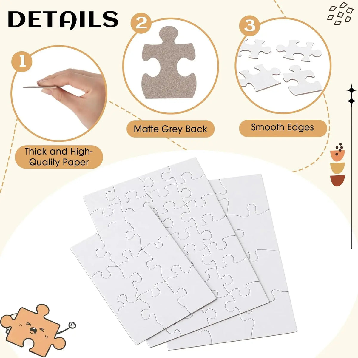 Blanke DIY-sudoku-puslespill, 72 ark
