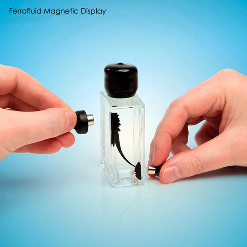 Ferrofluid Magnetic Liquid Display med två magneter