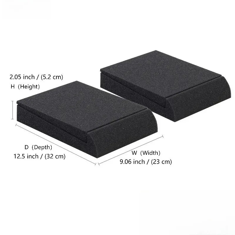 Pair of Adjustable-Angle Speaker Isolation Pads