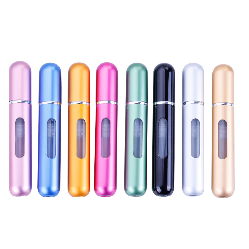 Perfume Bottle Portable Refillable Perfume Bottle with Spray Cosmetic Containers Atomizer for Travel Random Color Wholesale 