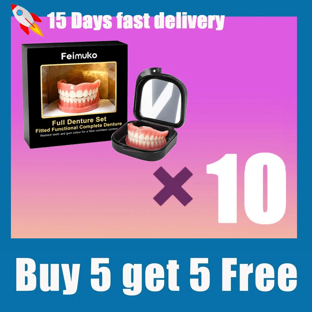 Silicone Cosmetic Denture Cover Set